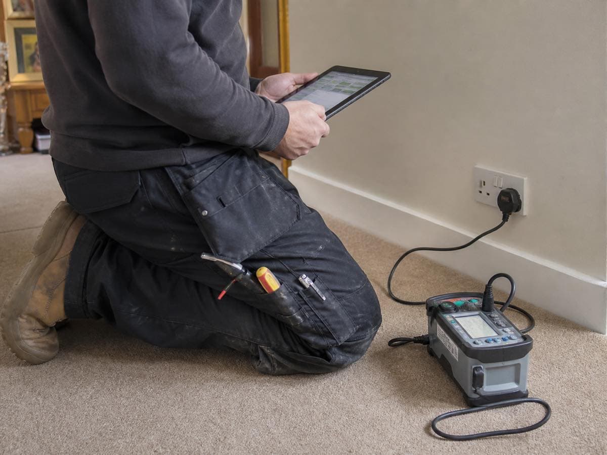 Electrical work, illustrative image