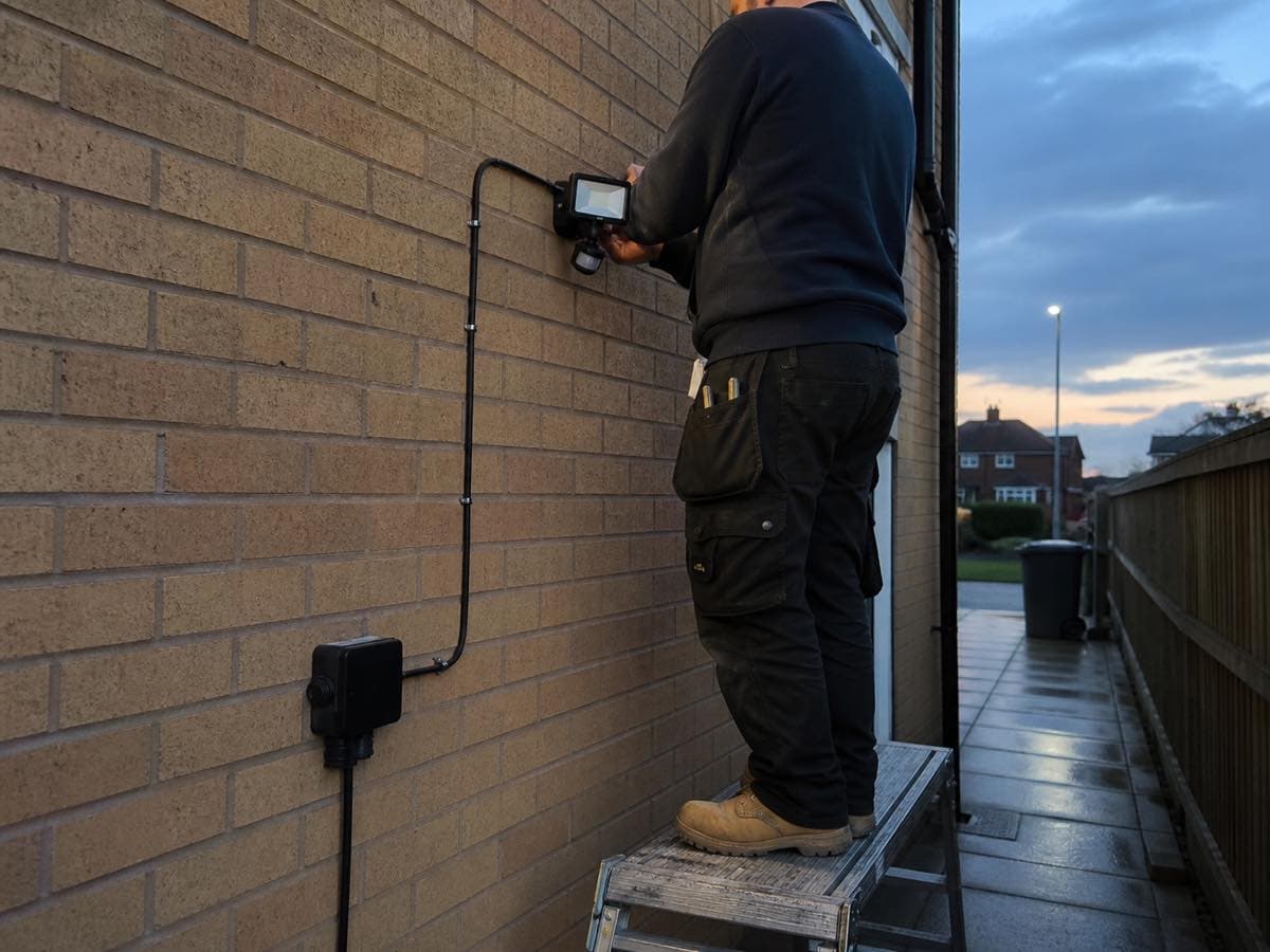 Electrical work, illustrative image