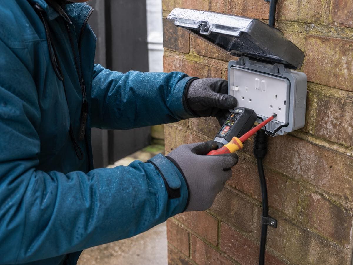Electrical work, illustrative image