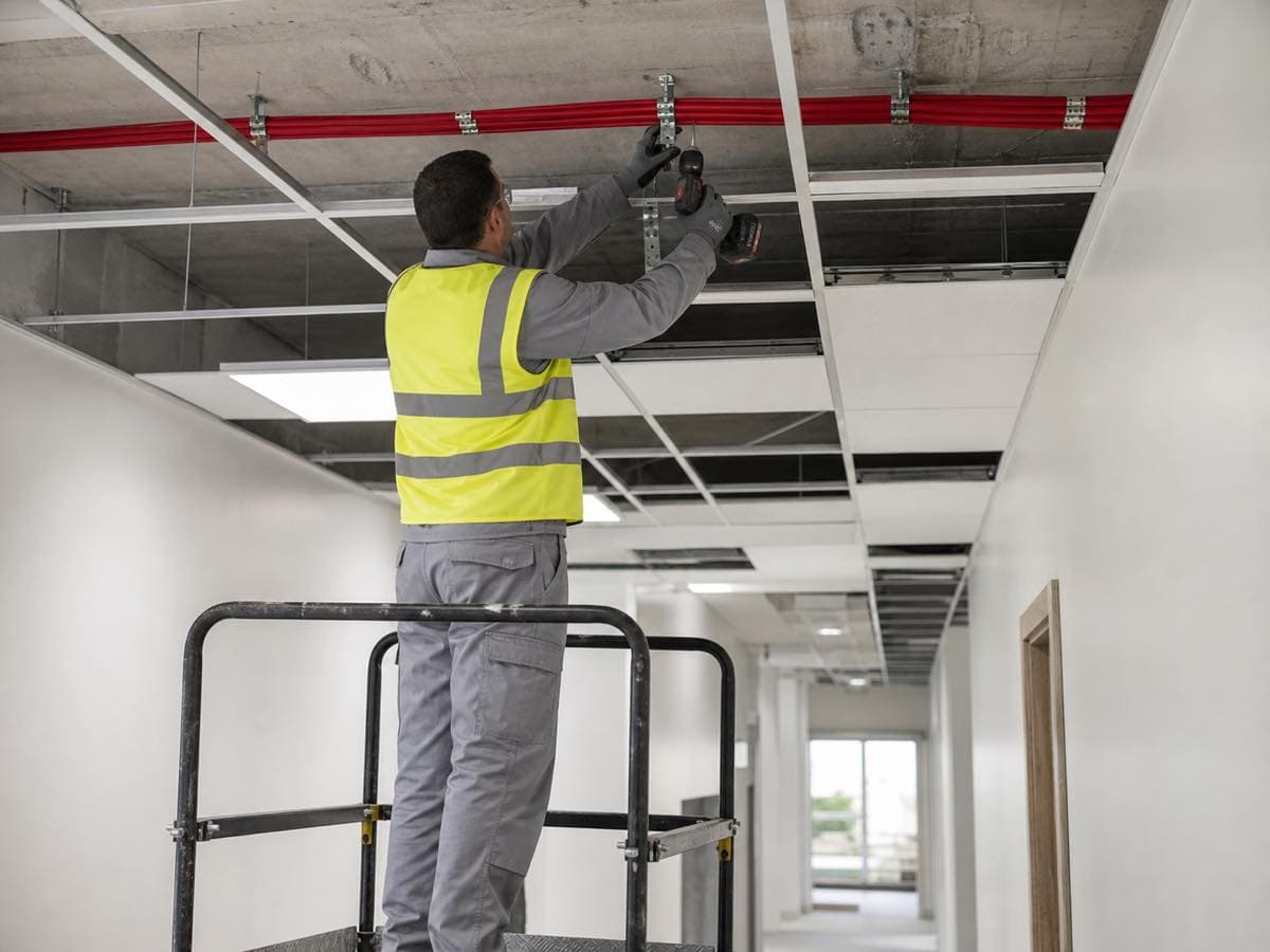 Electrical work, illustrative image