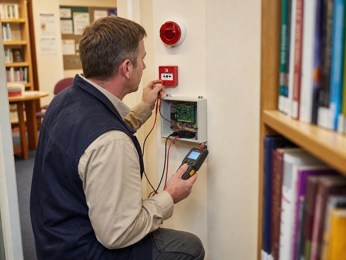 Electrical work, illustrative image