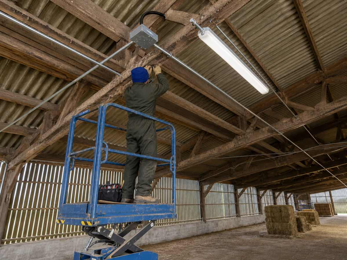 Electrical work, illustrative image