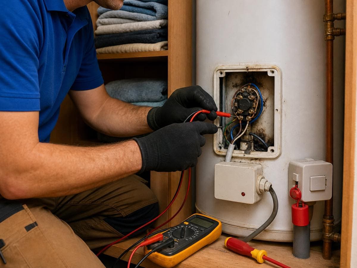 Electrical work, illustrative image