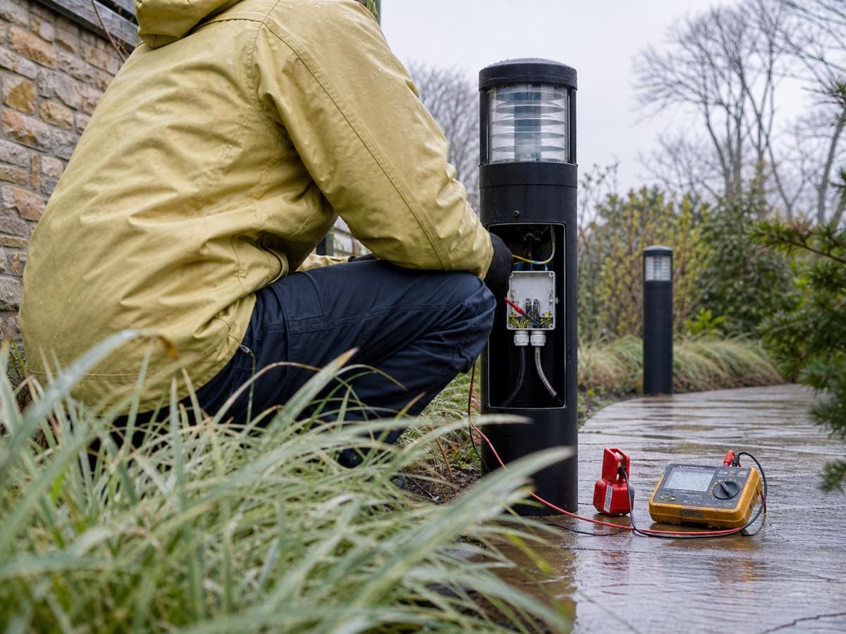 Electrical work, illustrative image
