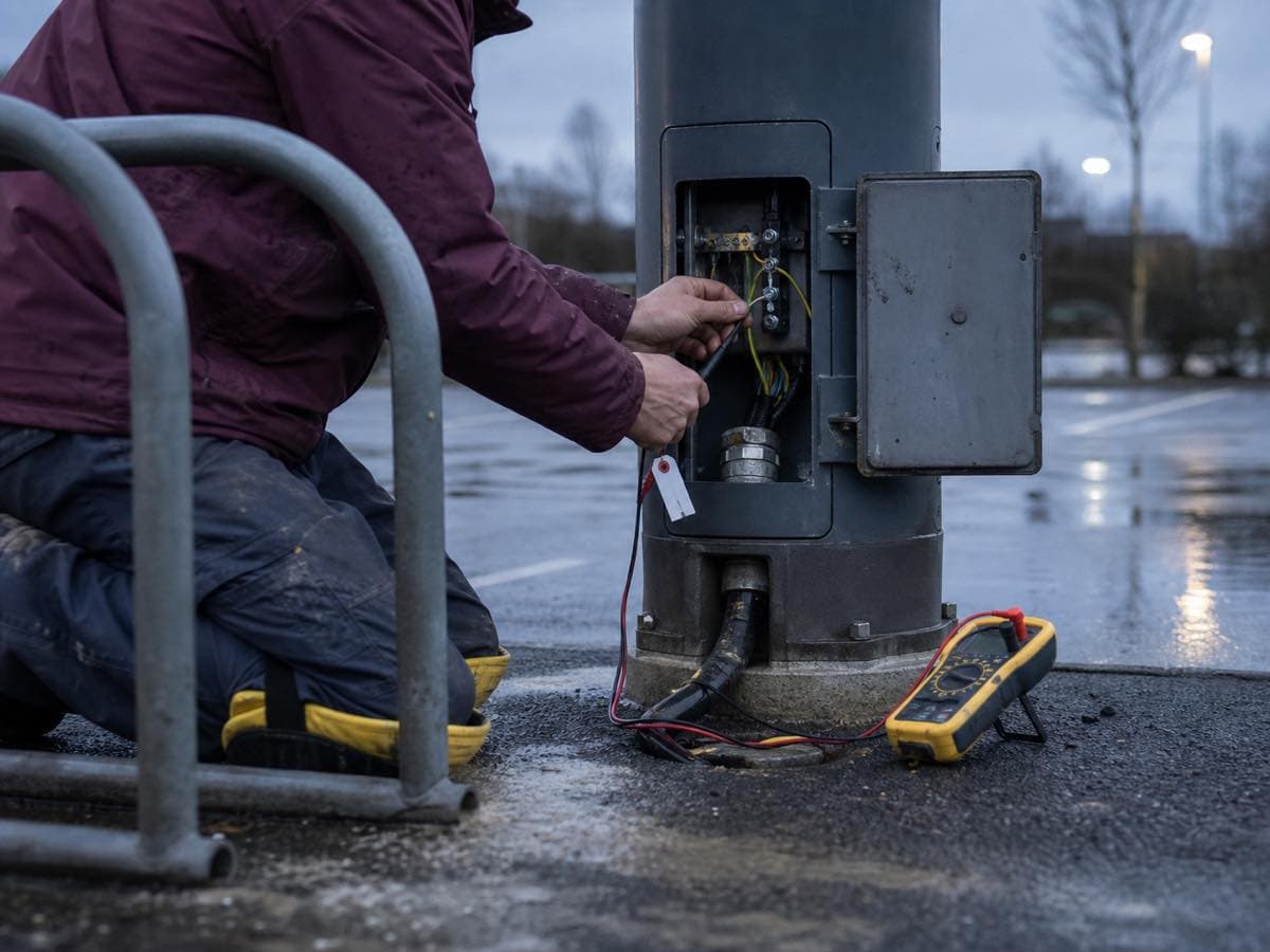 Electrical work, illustrative image