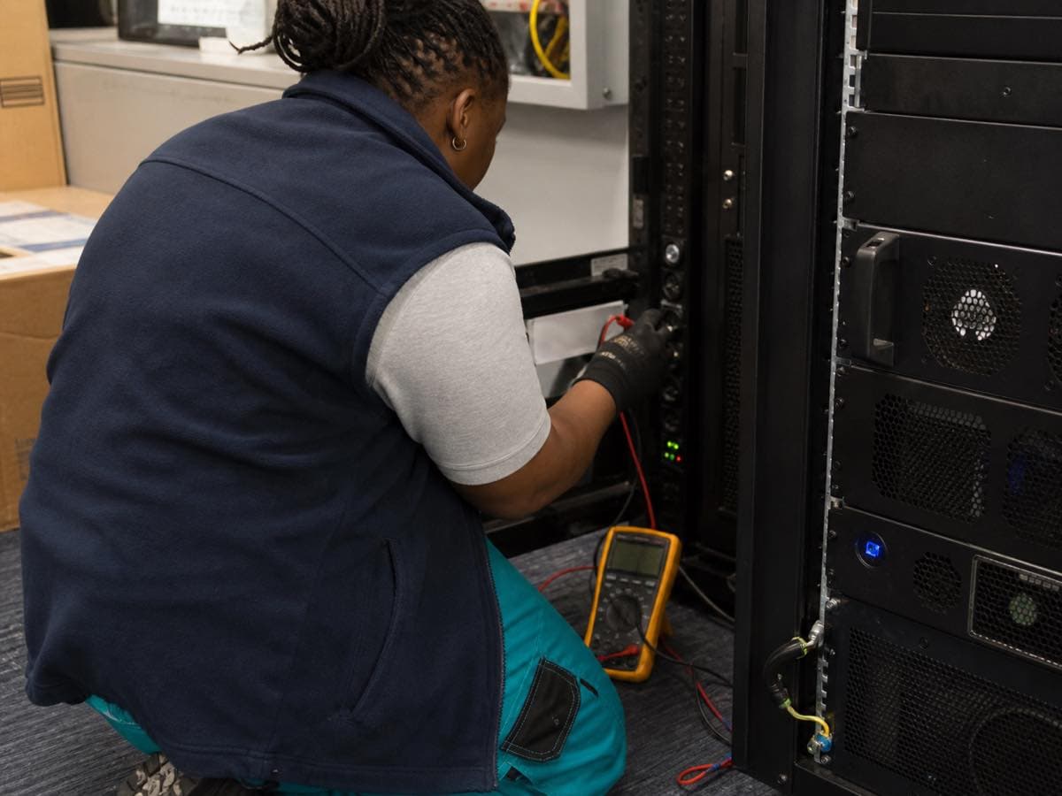 Electrical work, illustrative image