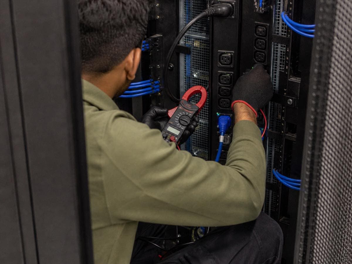 Electrical work, illustrative image