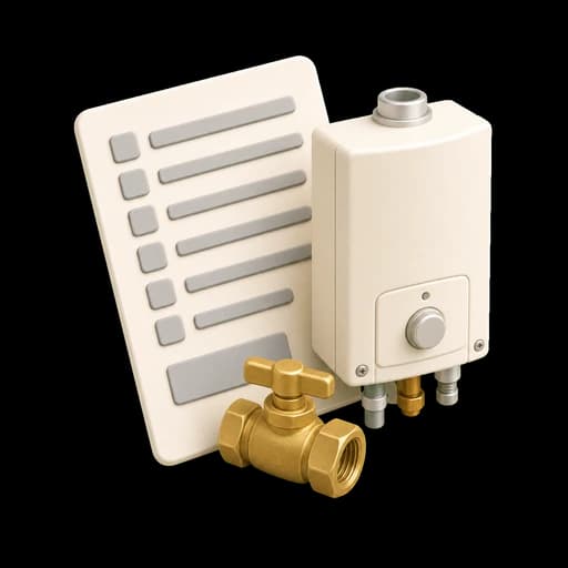 Gas Appliance Service Checklist