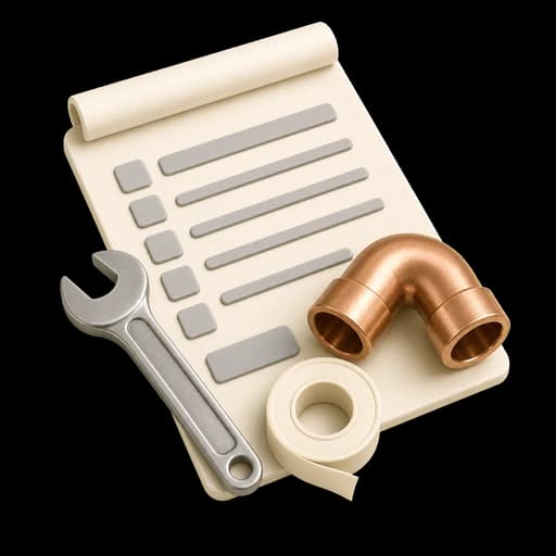 Plumbing Inspection Checklist