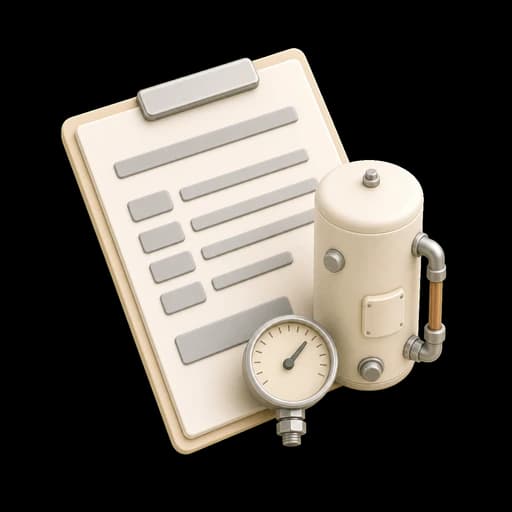 Unvented Cylinder Service Record